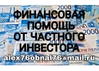 Финансовая помощь от частного инвестора